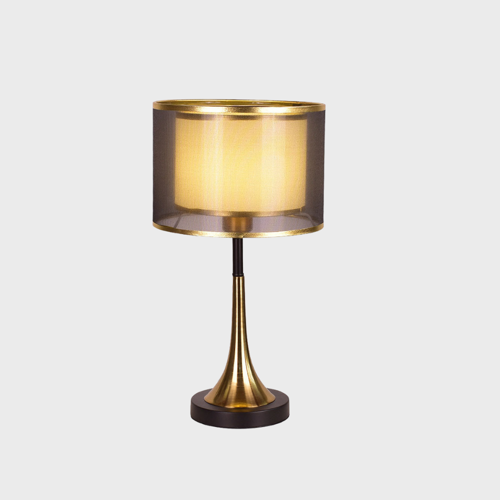 Moderne Tischlampe in Gold