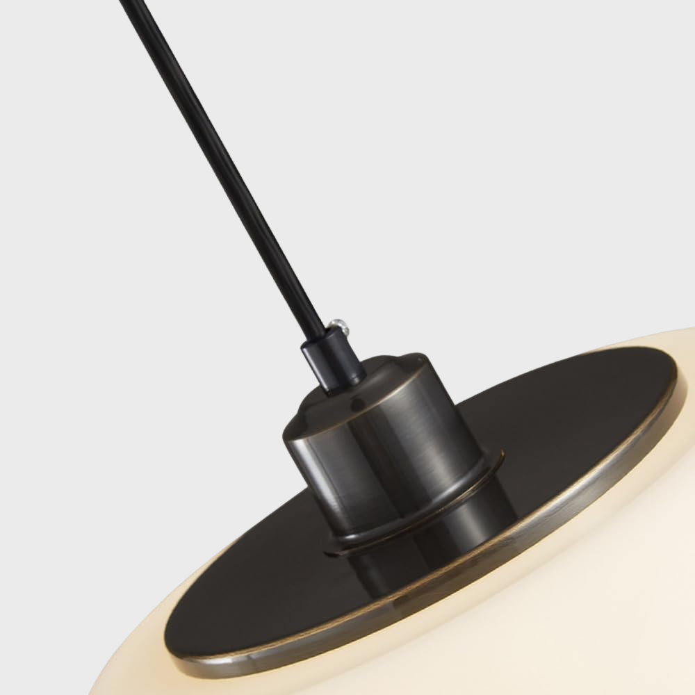Minimalistische Glas-Pendelleuchte
