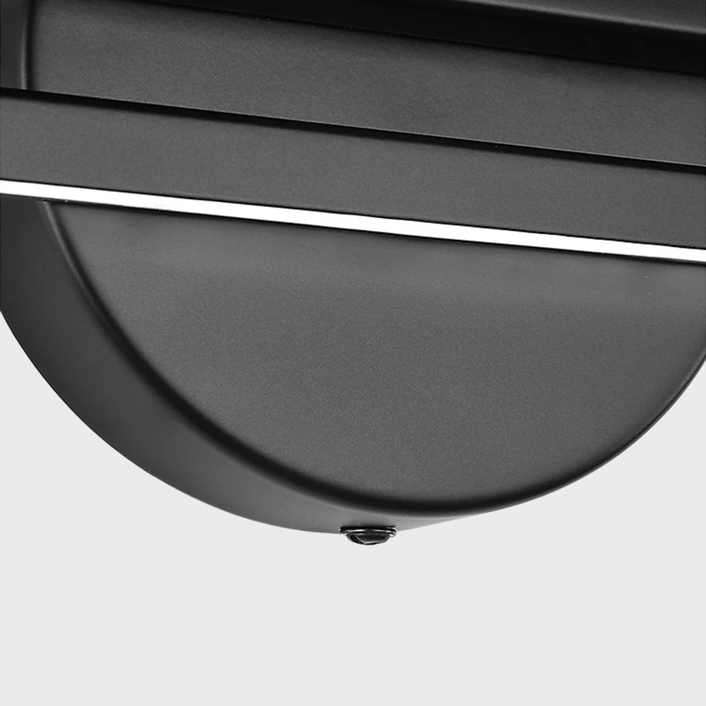 LED-Wandleuchte aus Eisen in Schwarz