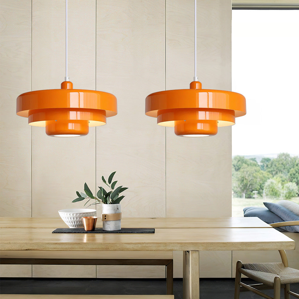 Pendelleuchte im Bauhaus‑Stil aus Eisen