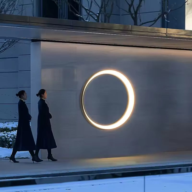 Außen Kreative Moderne Ring LED Wandleuchte