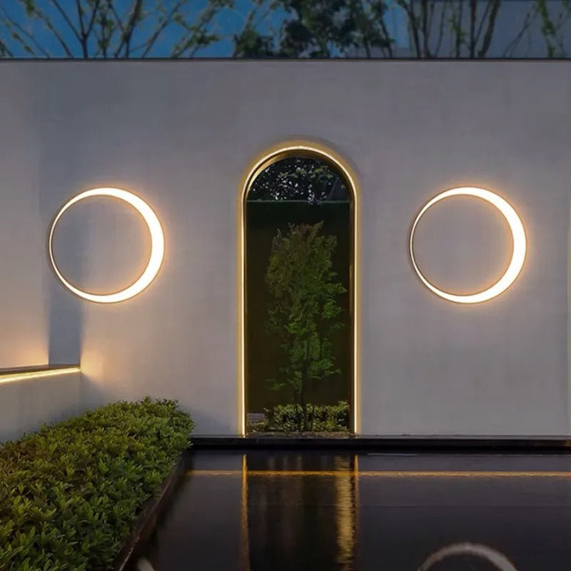 Außen Kreative Moderne Ring LED Wandleuchte