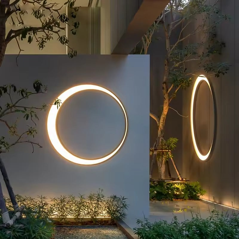 Außen Kreative Moderne Ring LED Wandleuchte