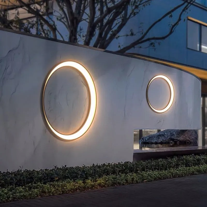 Außen Kreative Moderne Ring LED Wandleuchte