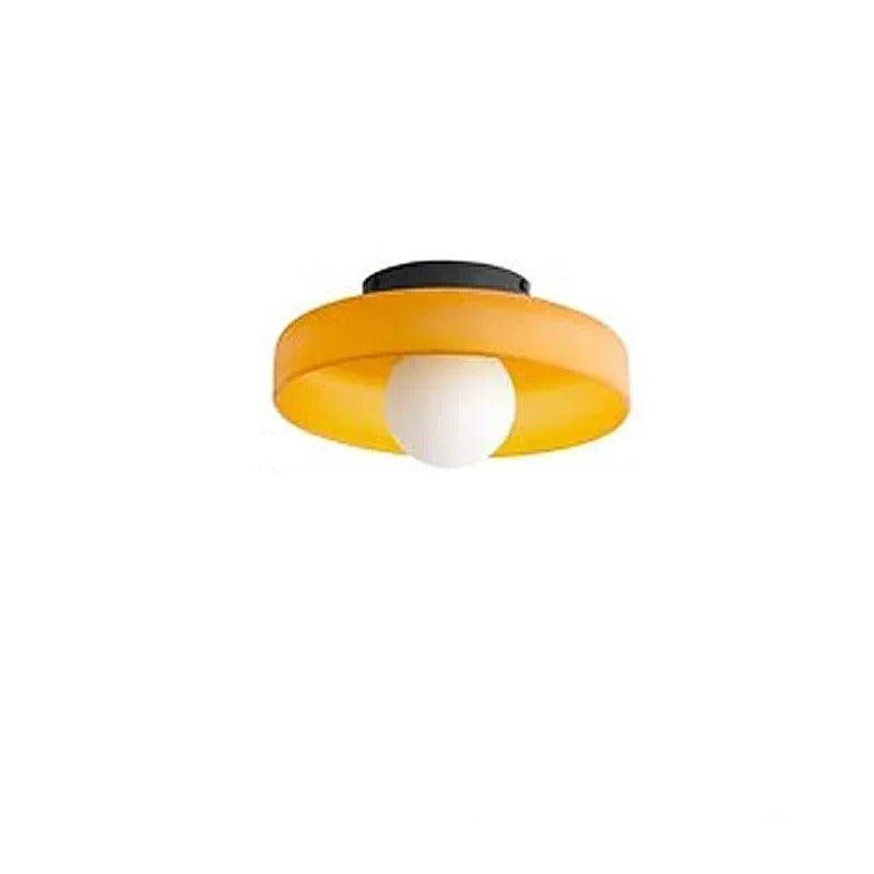 Einfache LED Glas Deckenleuchte