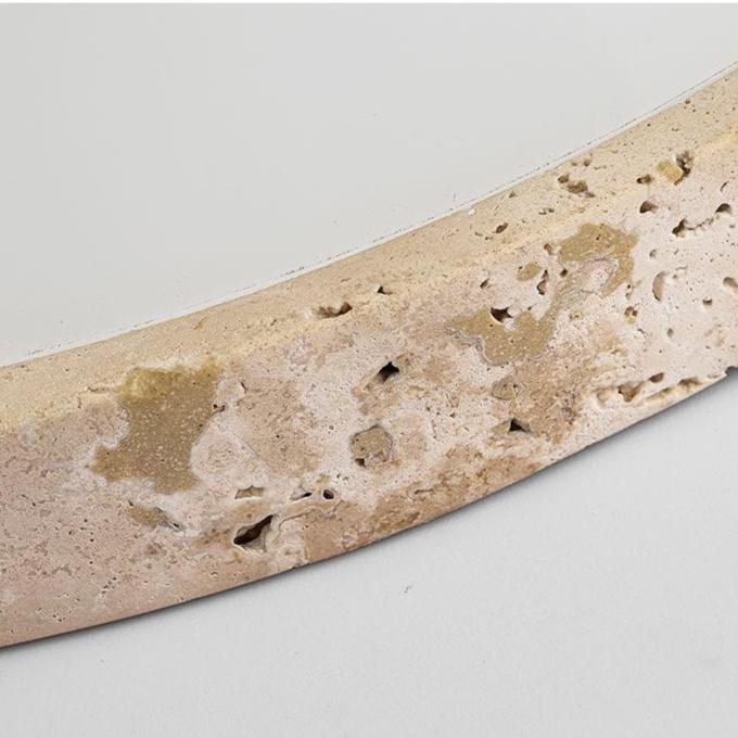 Nordische Runde Stein Deckenleuchte