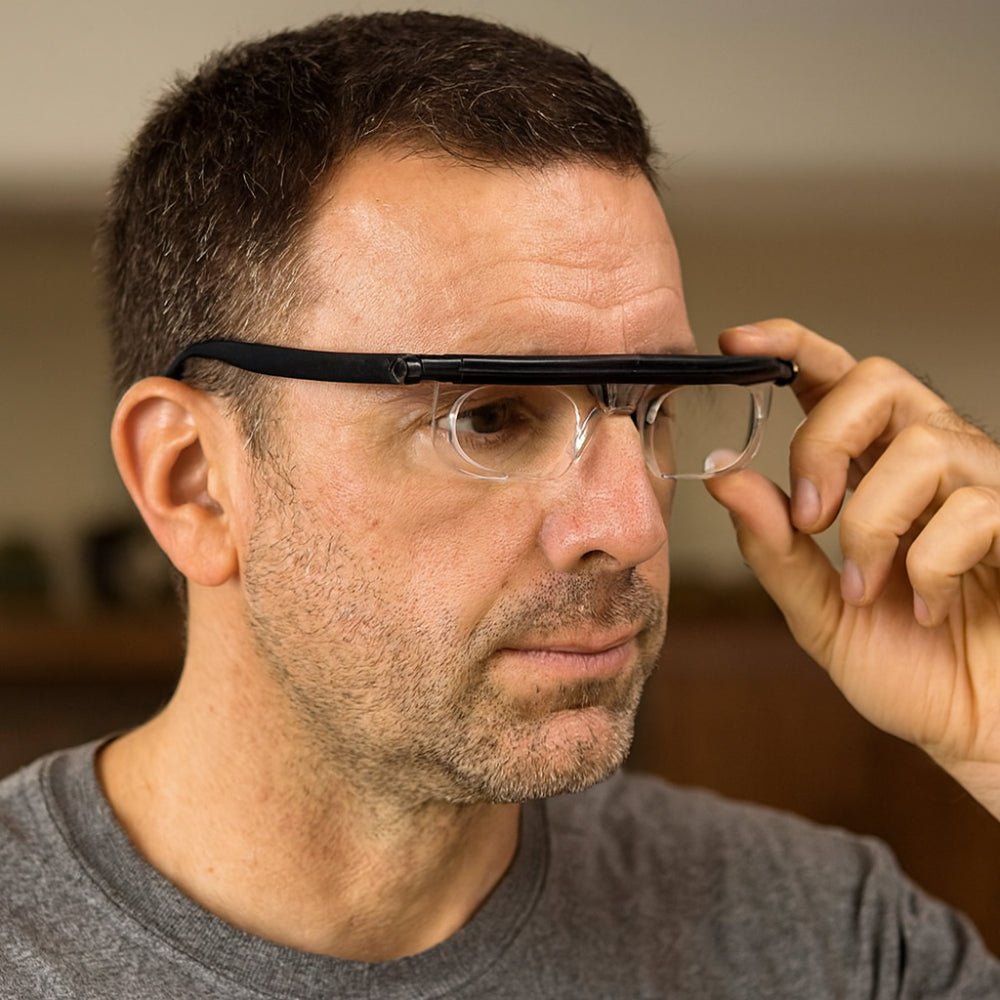 Brille mit Verstellbarem Fokus zum Lesen und Autofahren Hero