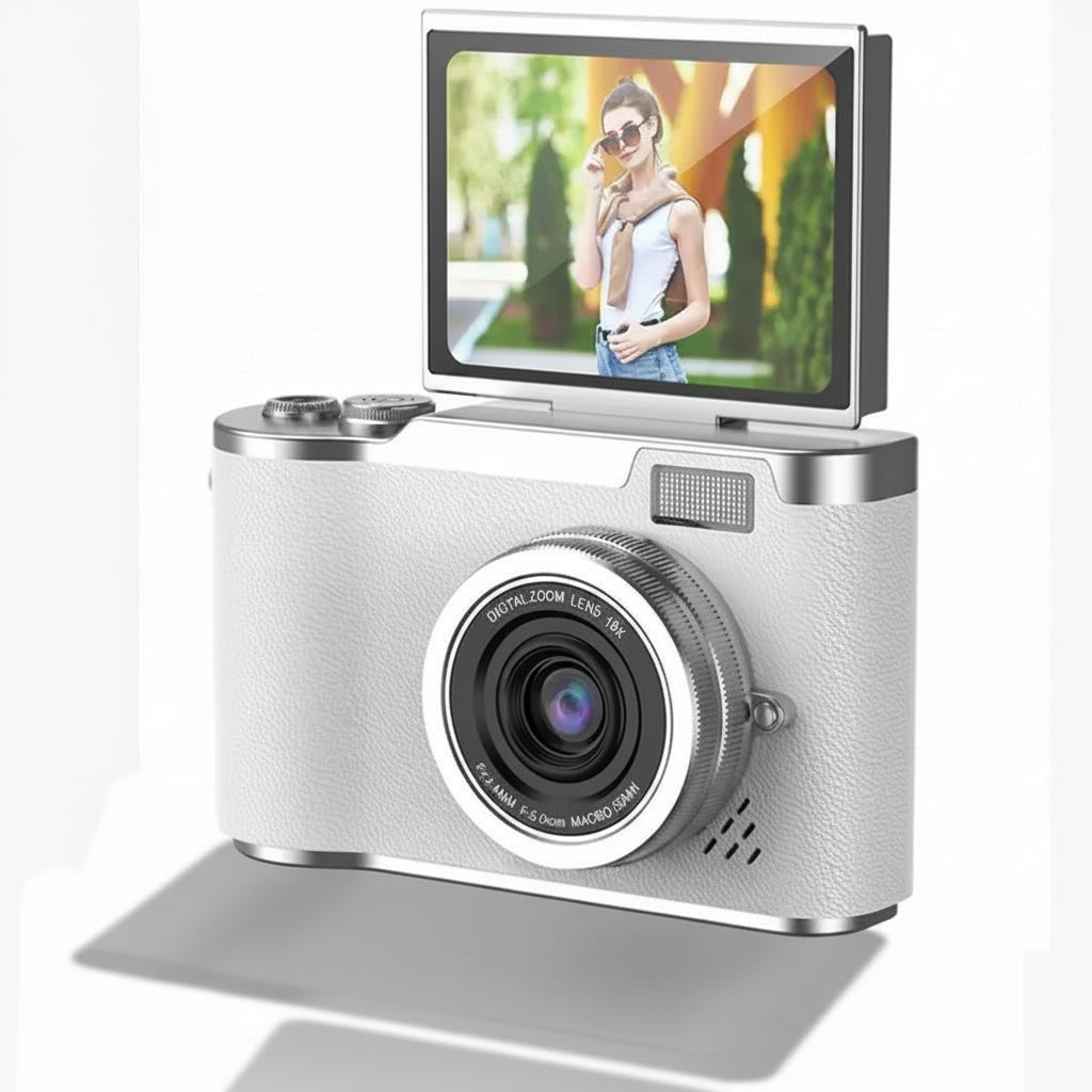 Digitalkamera 4K 48MP mit Klappbildschirm und 8X Zoom View 12