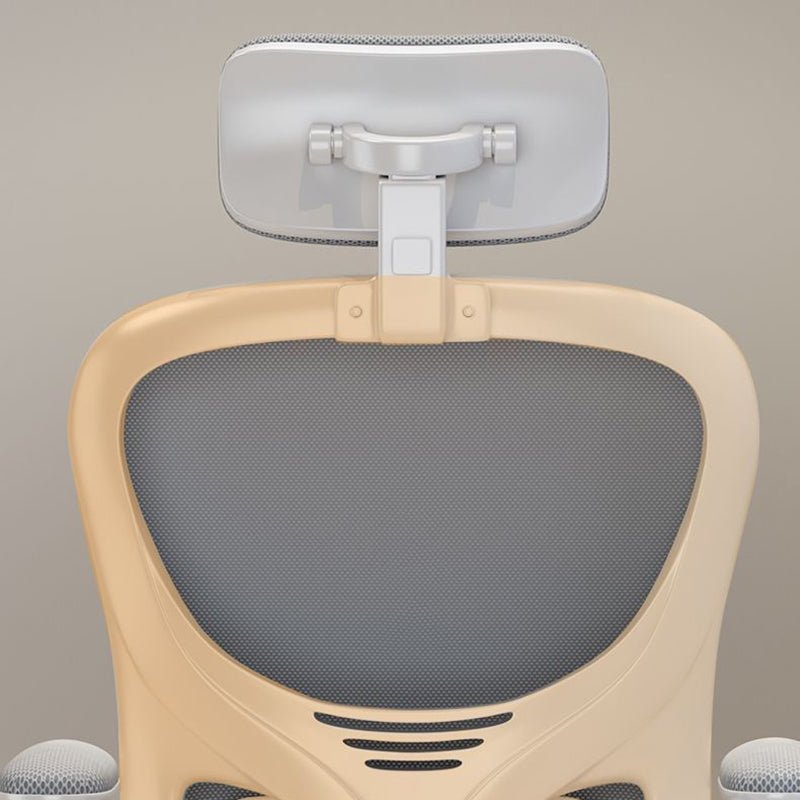 Ergonomischer Bürostuhl mit Netzstoff und verstellbaren Armlehnen Back