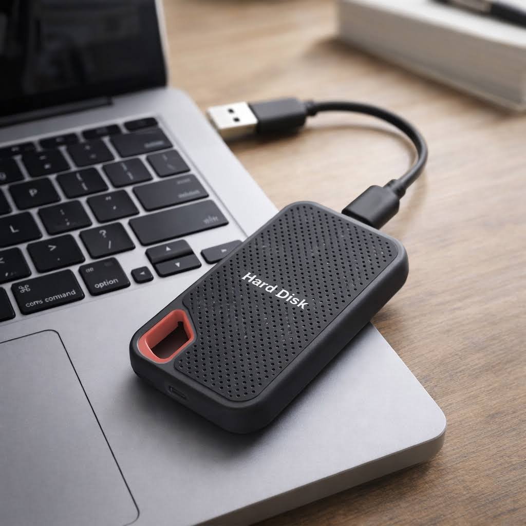 Externe Festplatte Portable SSD USB Hochgeschwindigkeit Datenspeicher Front