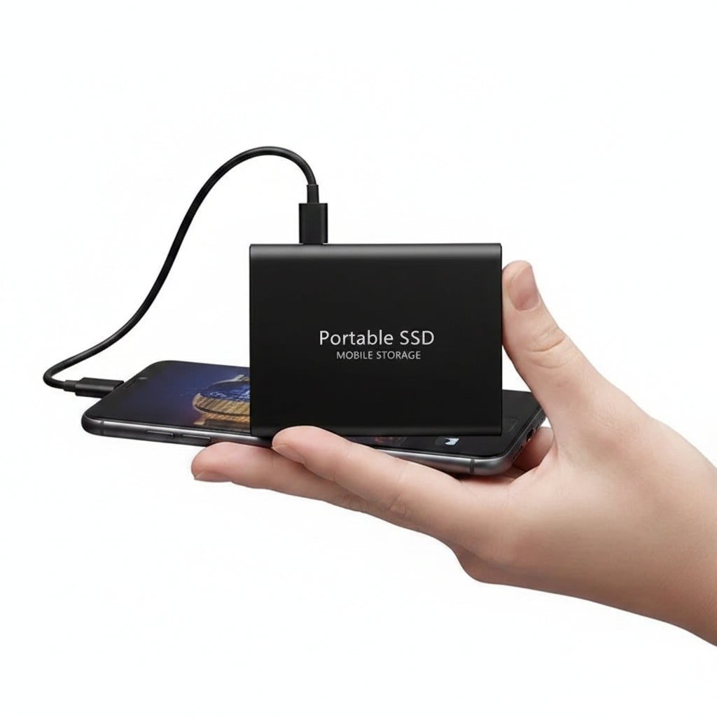Externe SSD Portable SSD USB Mobiler Speicher Slim Close Up