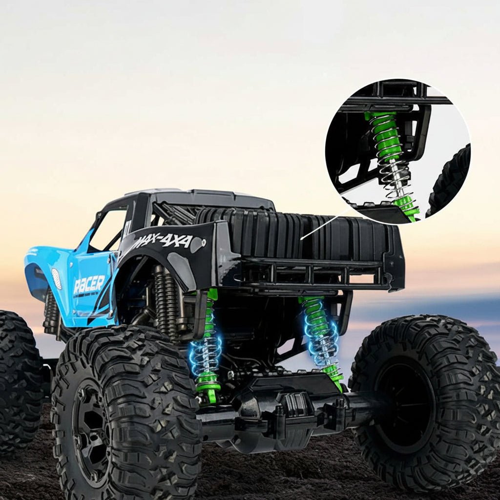 Ferngesteuertes Monstertruck Amphibisch Geländewagen mit Allradantrieb Close Up