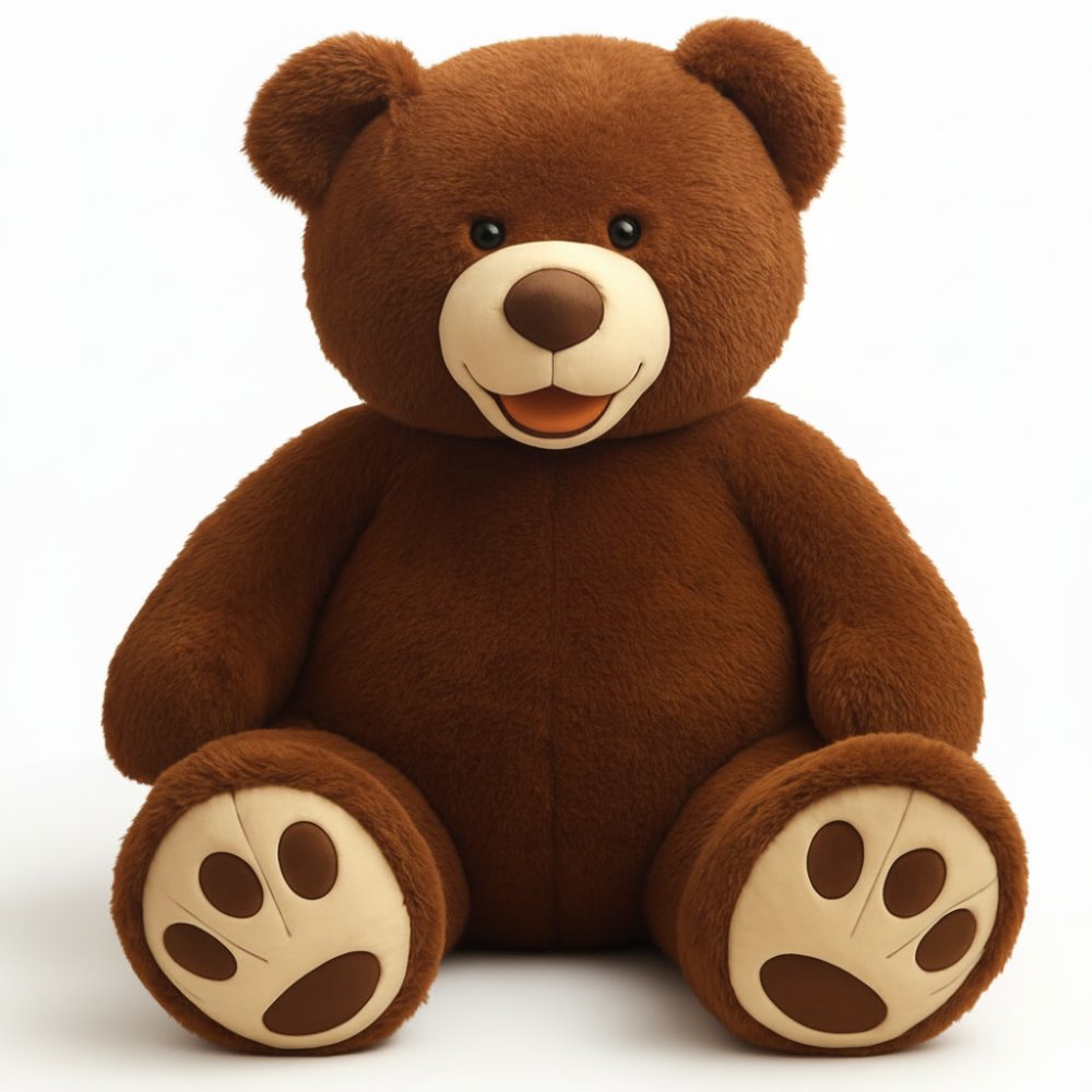 Großer Teddybär Plüschtier zum Kuscheln Back