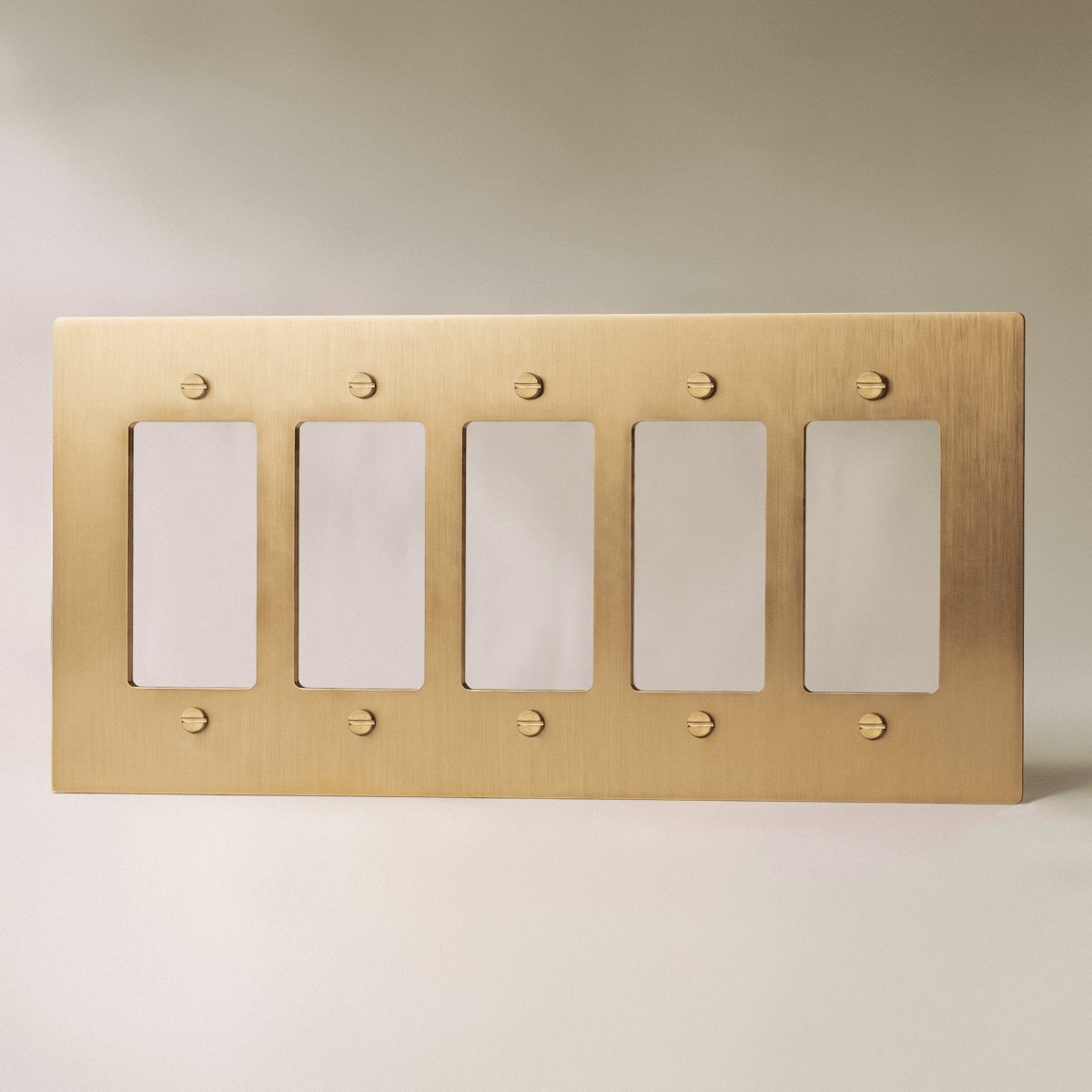 Individuelle Messing Abdeckplatte für Eigene Module Back