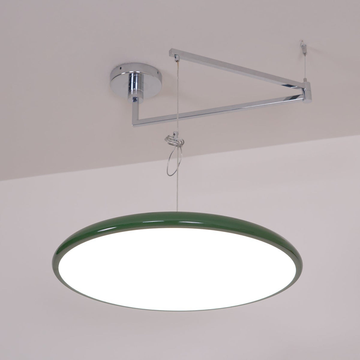 Industrielle Metall Hängeleuchte mit verstellbarem Arm View 29