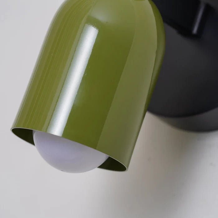 Japandi Wandleuchte mit mattem Finish Zylinderform View 15