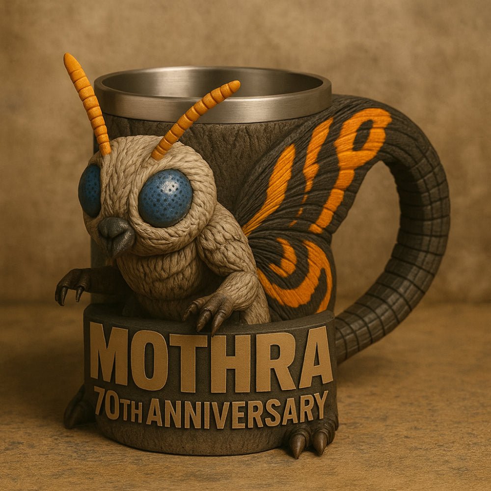 Keramik Kaffeetasse mit 3D Monster Figur Full