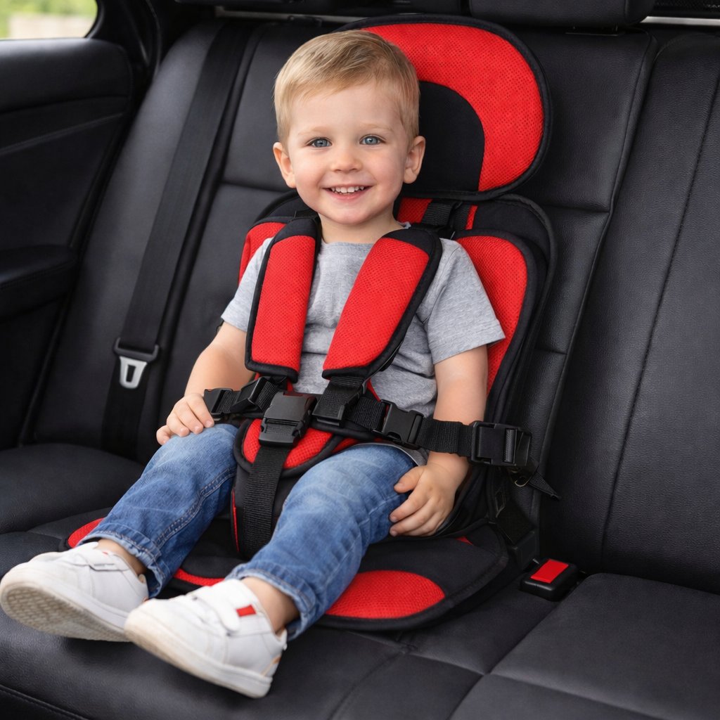 Kindersitz Sitzerhöhung mit Sicherheitsgurt Tragbar Detail