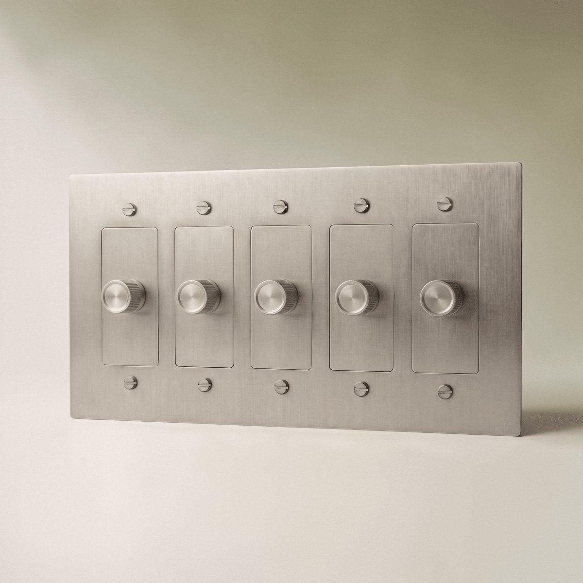 Massiver Messing 3-Wege-Drehdimmer 1-fach bis 5-fach View 20