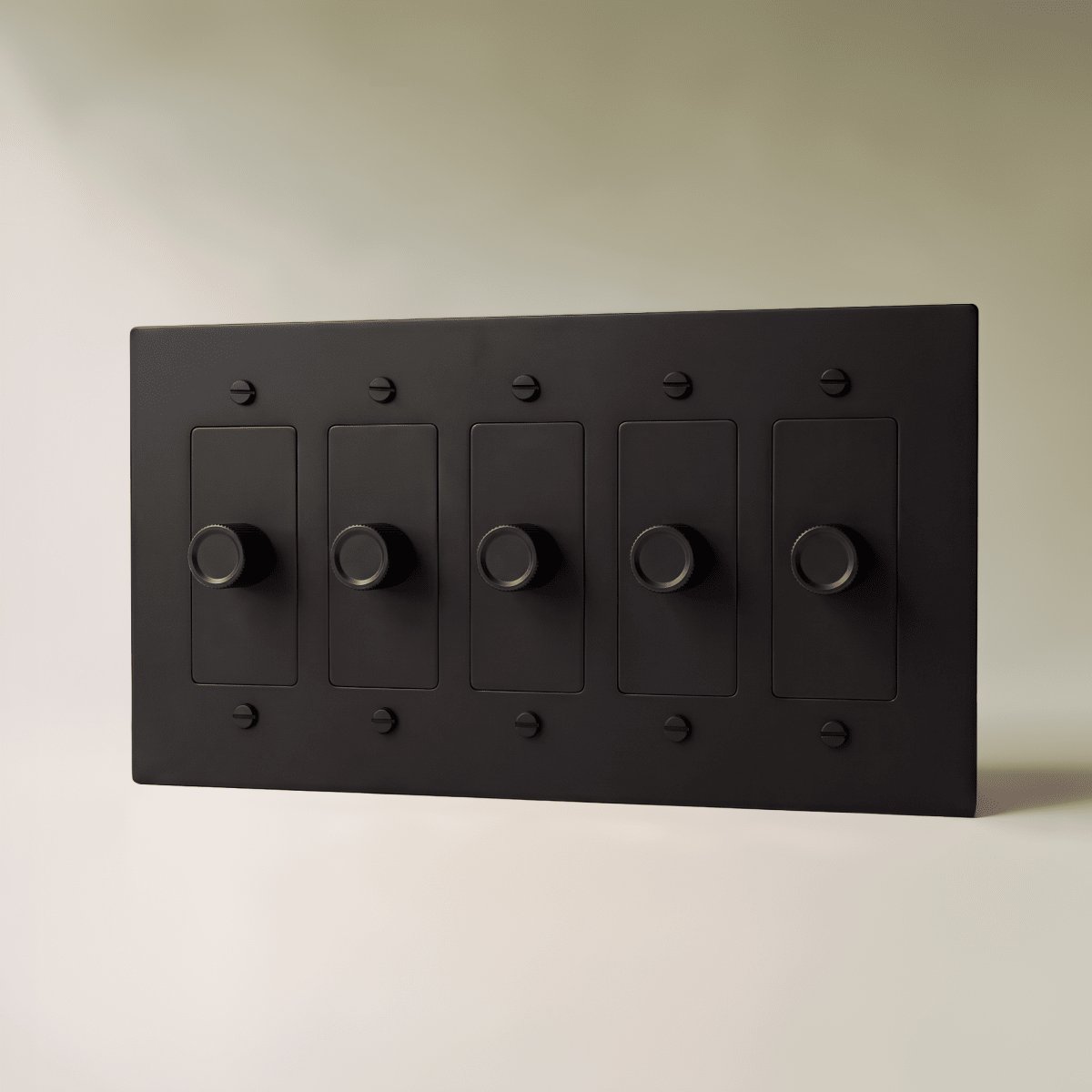 Massiver Messing 3-Wege-Drehdimmer 1-fach bis 5-fach View 25