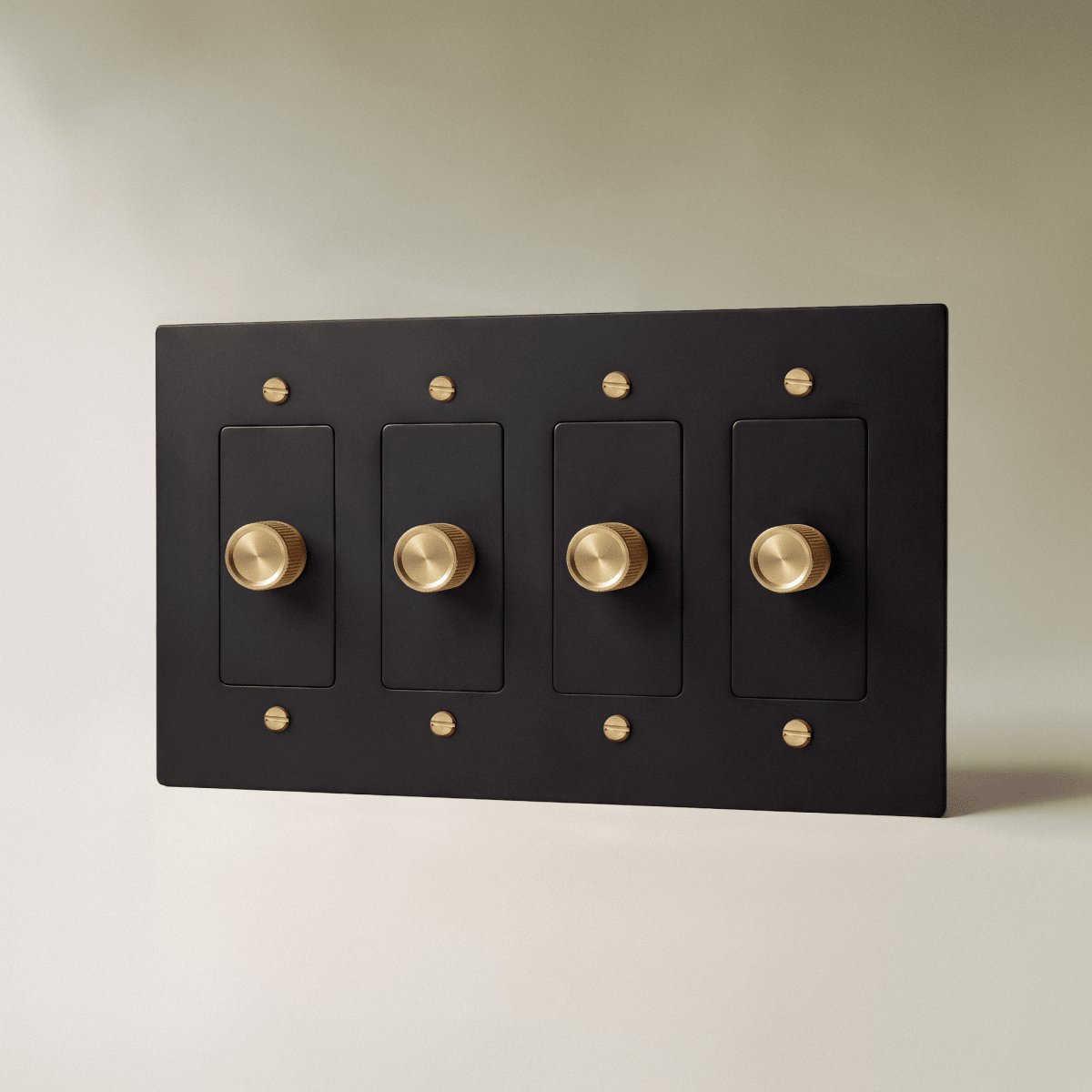 Massiver Messing 3-Wege-Drehdimmer 1-fach bis 5-fach View 29