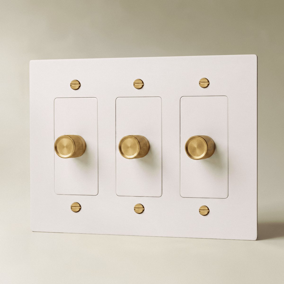 Massiver Messing 3-Wege-Drehdimmer 1-fach bis 5-fach View 33