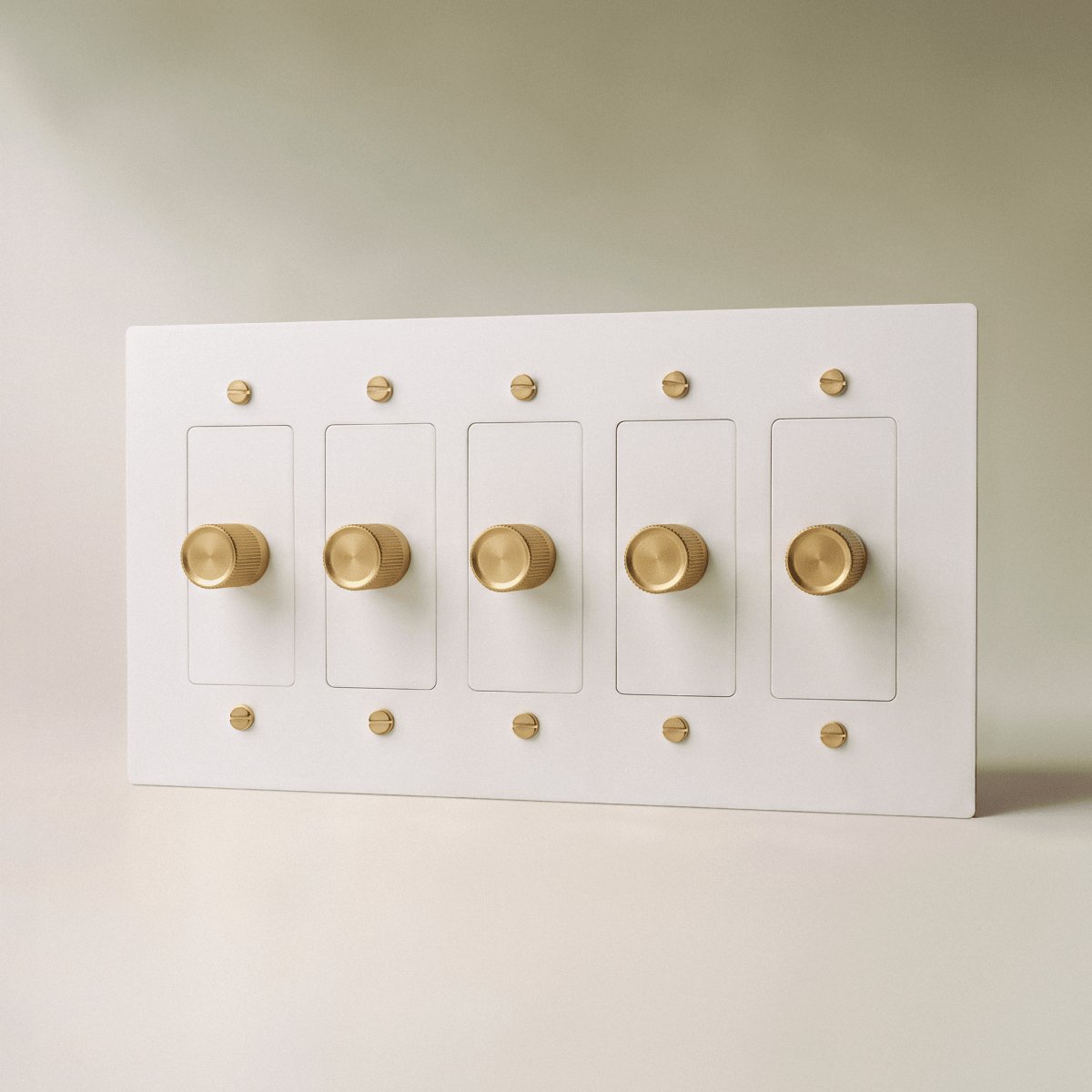 Massiver Messing 3-Wege-Drehdimmer 1-fach bis 5-fach View 35