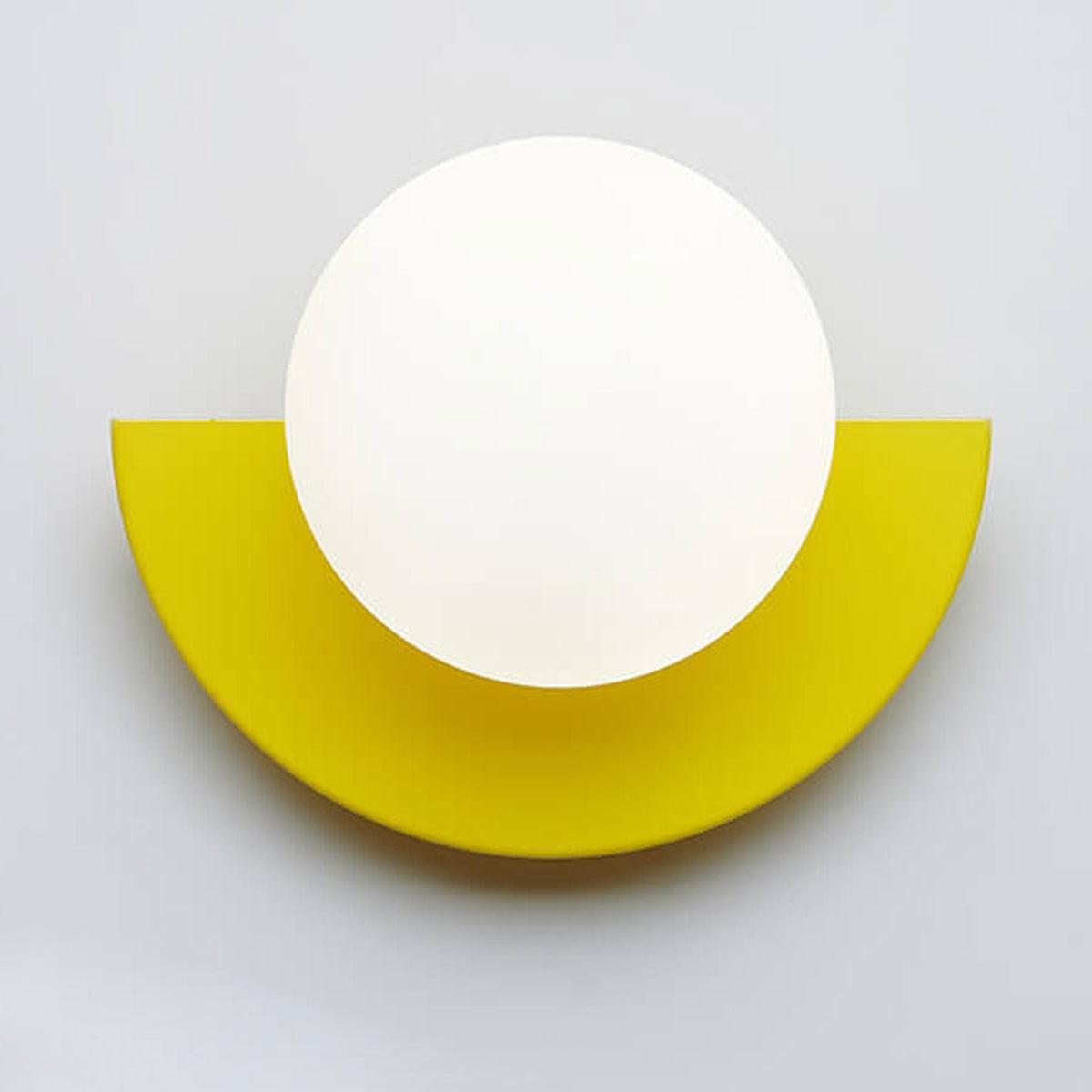 Minimalistische Glas Wandleuchte in Kugelform View 13