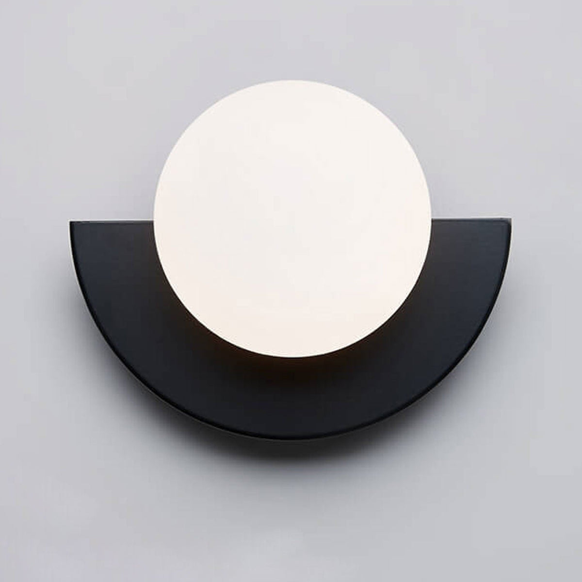 Minimalistische Glas Wandleuchte in Kugelform View 14