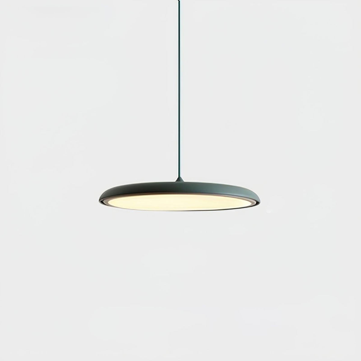 Minimalistische Hängeleuchte im Macaron Stil Scheibenförmig View 27