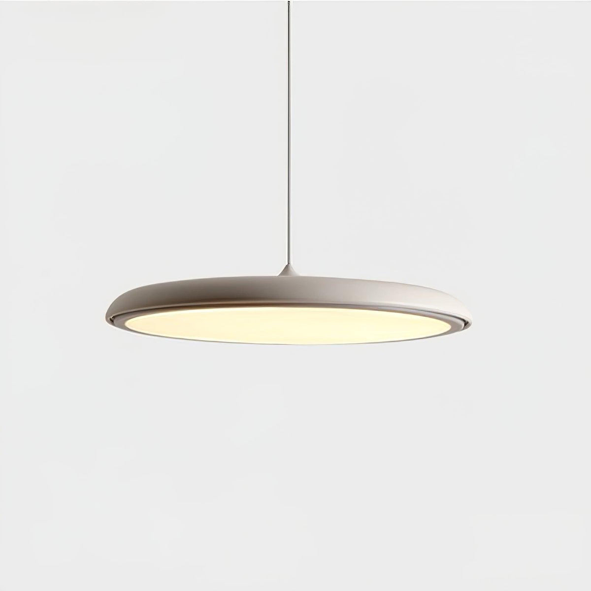 Minimalistische Hängeleuchte im Macaron Stil Scheibenförmig View 29
