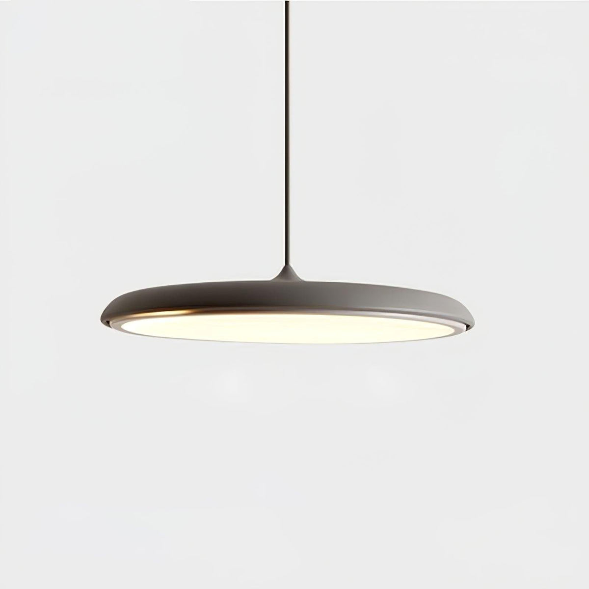 Minimalistische Hängeleuchte im Macaron Stil Scheibenförmig View 31