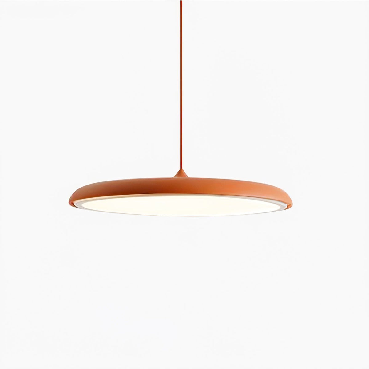 Minimalistische Hängeleuchte im Macaron Stil Scheibenförmig View 34