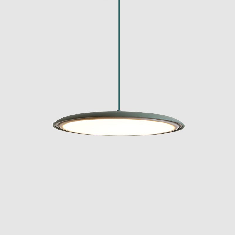 Minimalistische Hängeleuchte im Macaron Stil Scheibenförmig View 41
