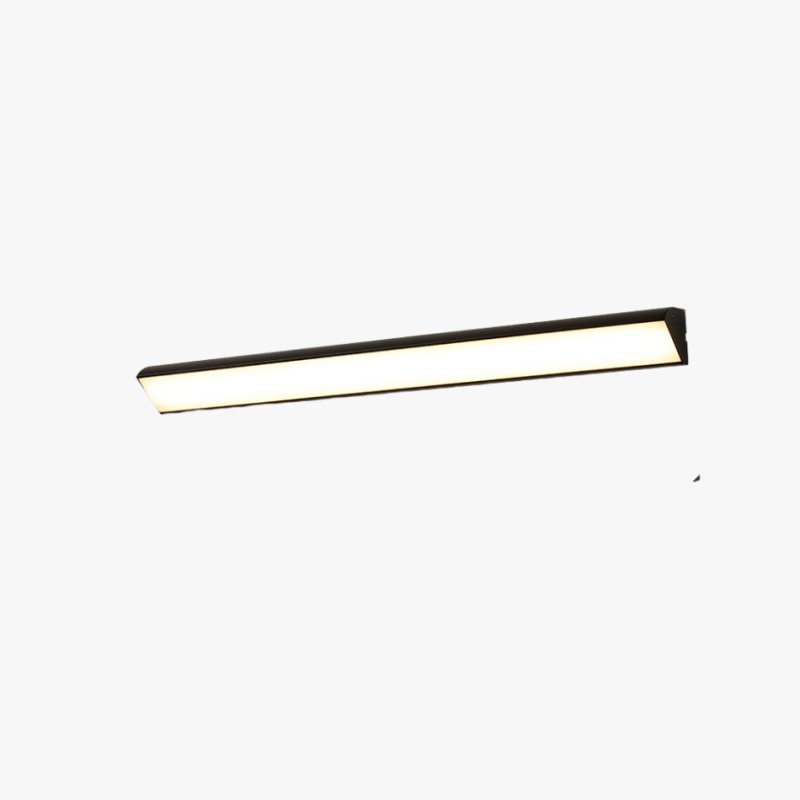 Minimalistische LED Außenwandleuchte Linear Schwarz Hero