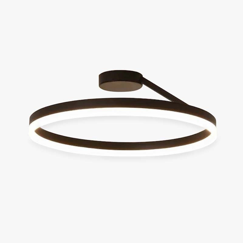 Minimalistische LED Deckenleuchte mit Einzelring Hero