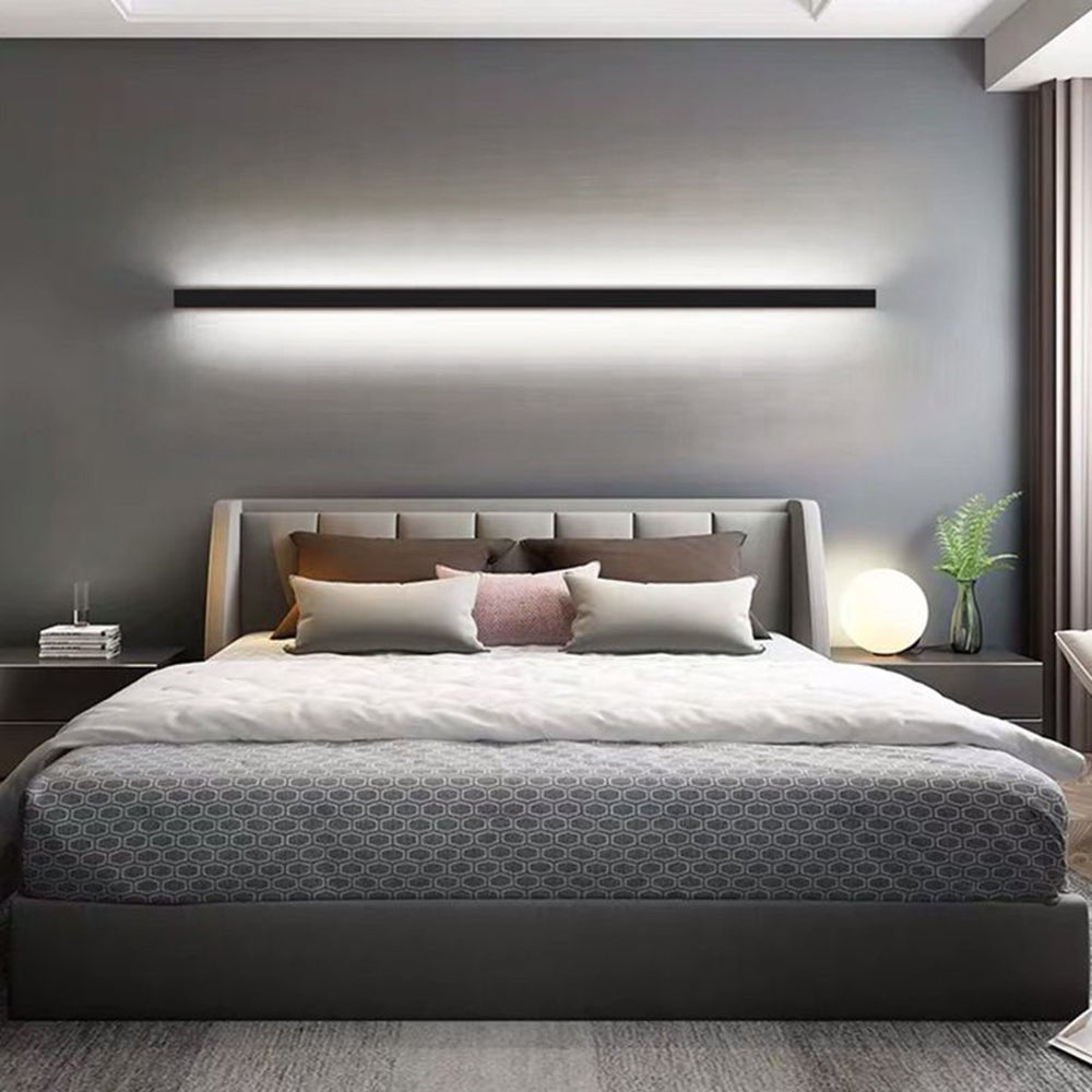 Minimalistische LED Wandleuchte aus Acryl Linear View 11