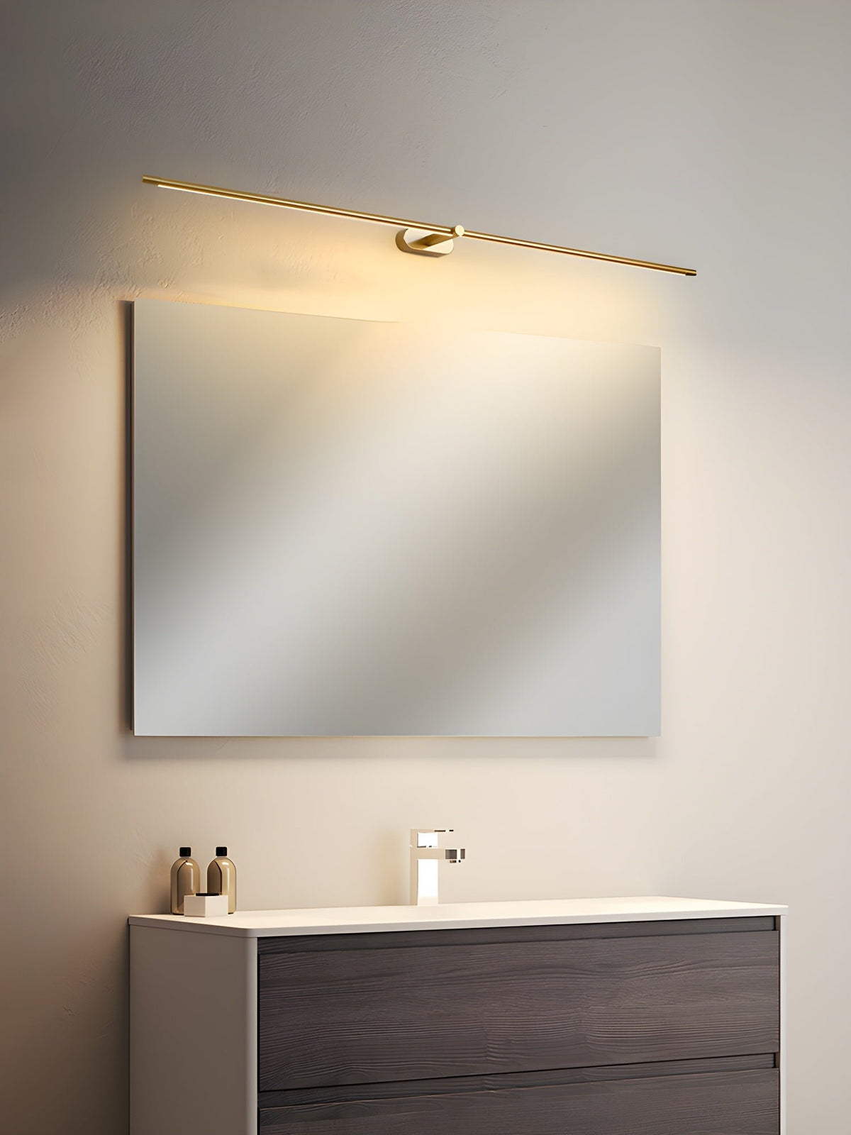 Minimalistische LED Wandleuchte mit Touch Dimmer Aufladbar View 12