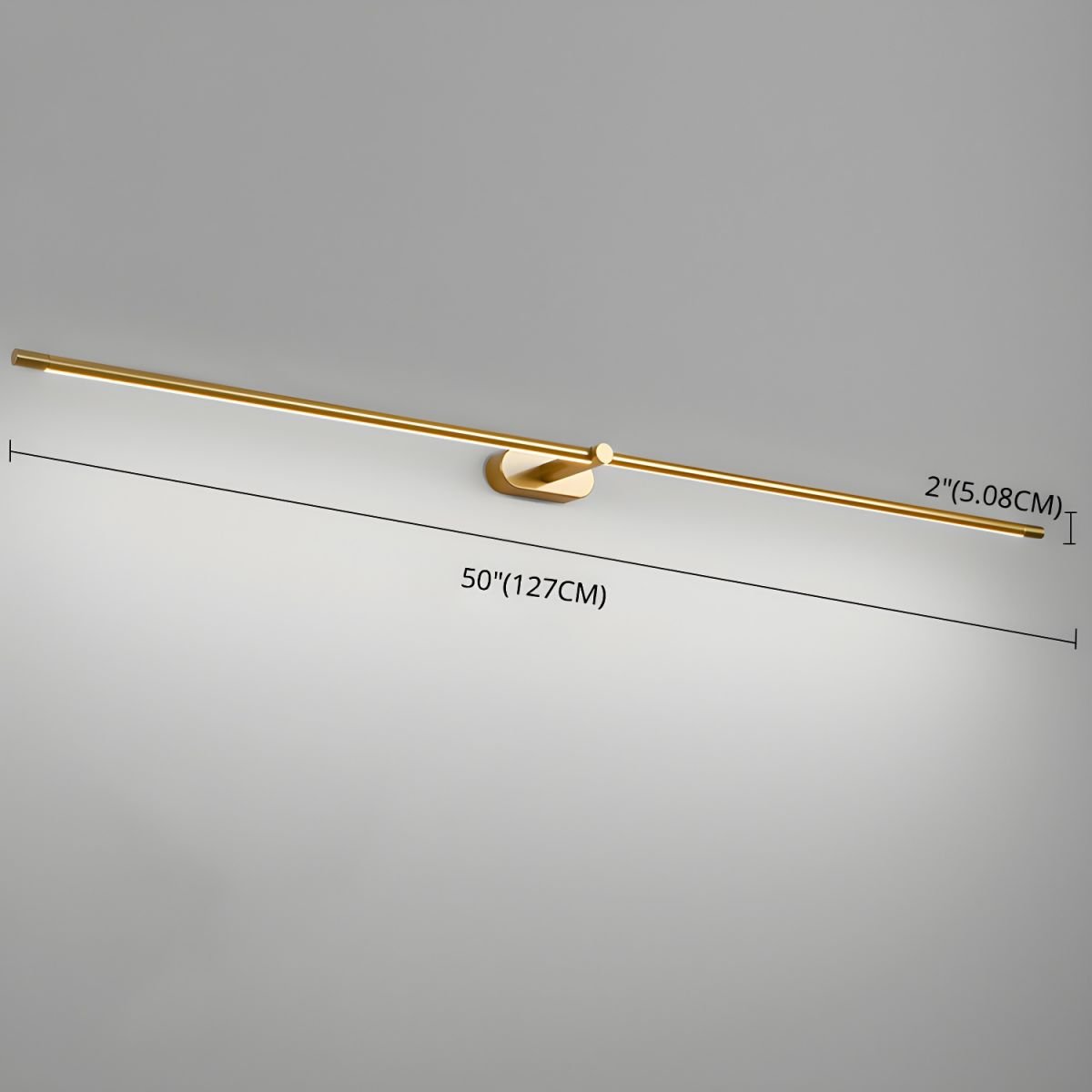 Minimalistische LED Wandleuchte mit Touch Dimmer Aufladbar View 16
