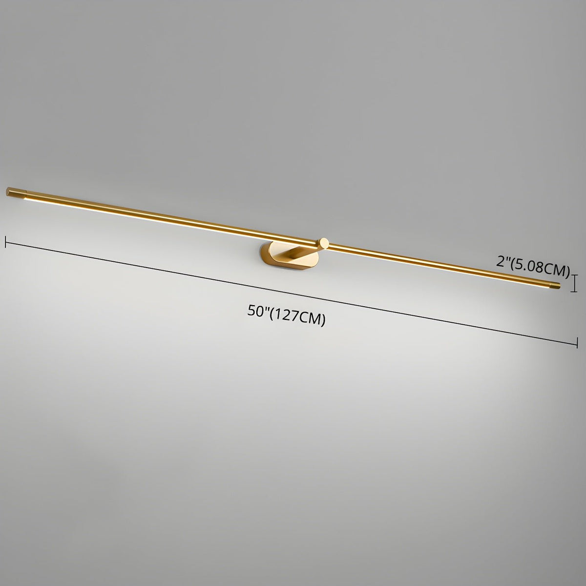 Minimalistische LED Wandleuchte mit Touch Dimmer Aufladbar View 21