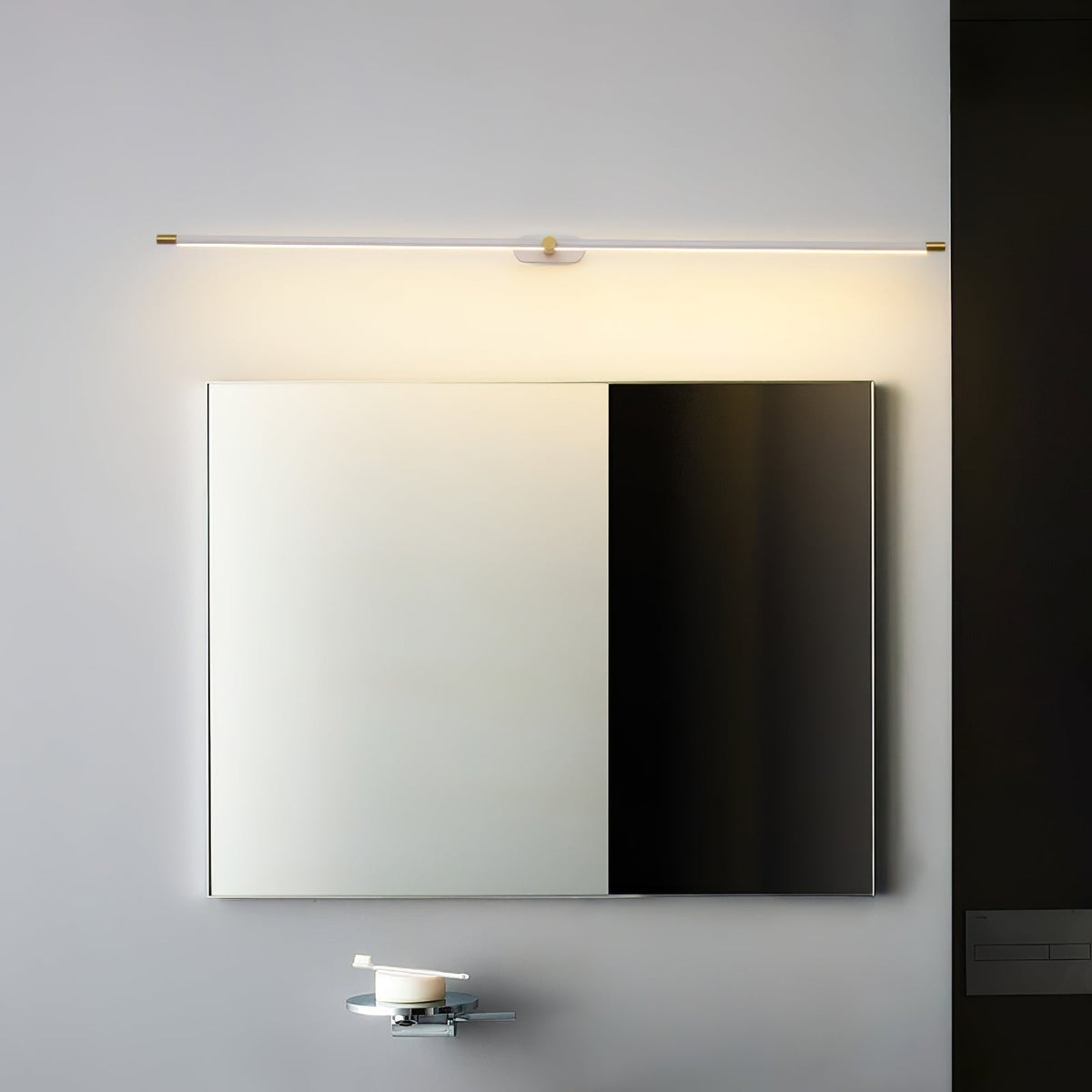 Minimalistische LED Wandleuchte mit Touch Dimmer Aufladbar View 22