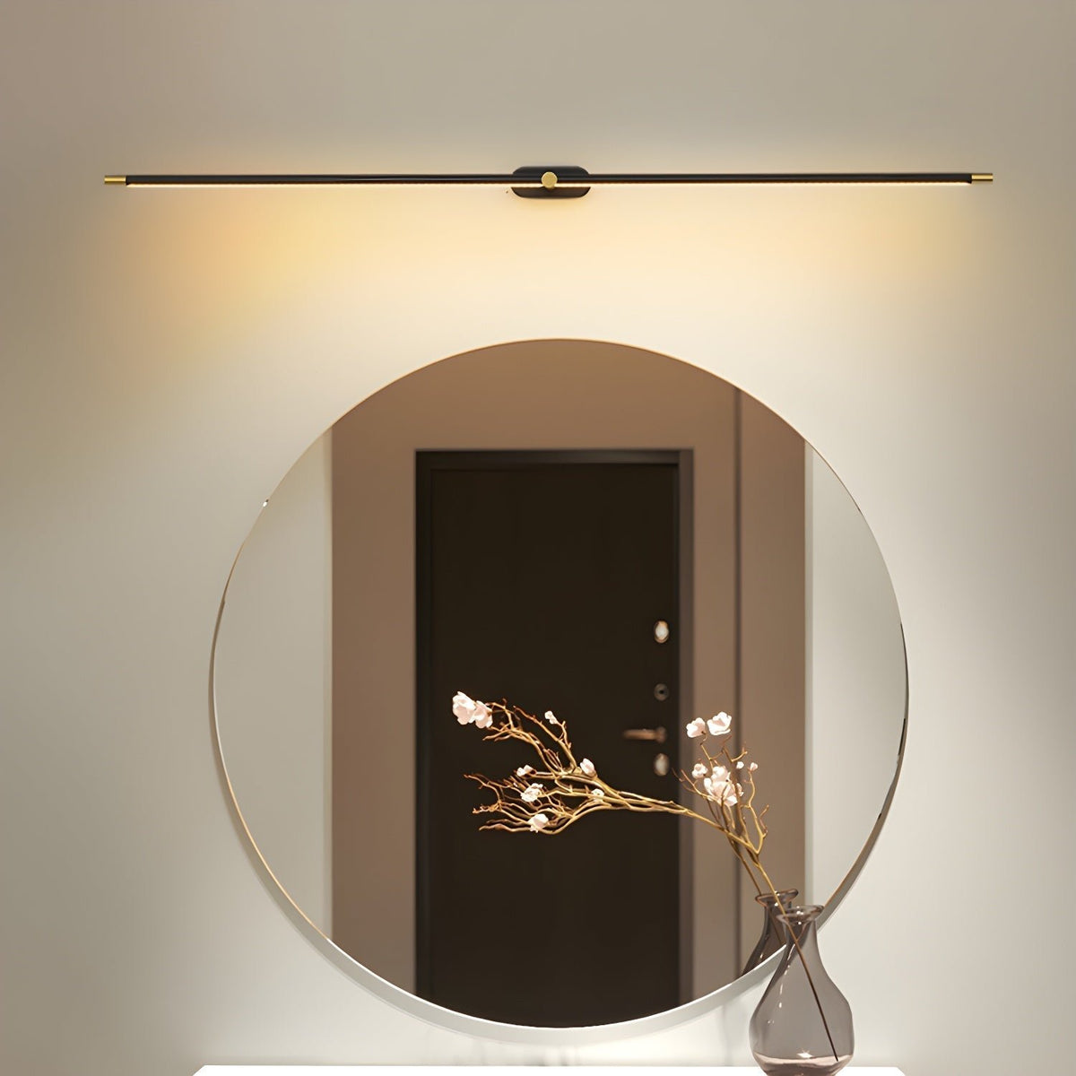 Minimalistische LED Wandleuchte mit Touch Dimmer Aufladbar View 24