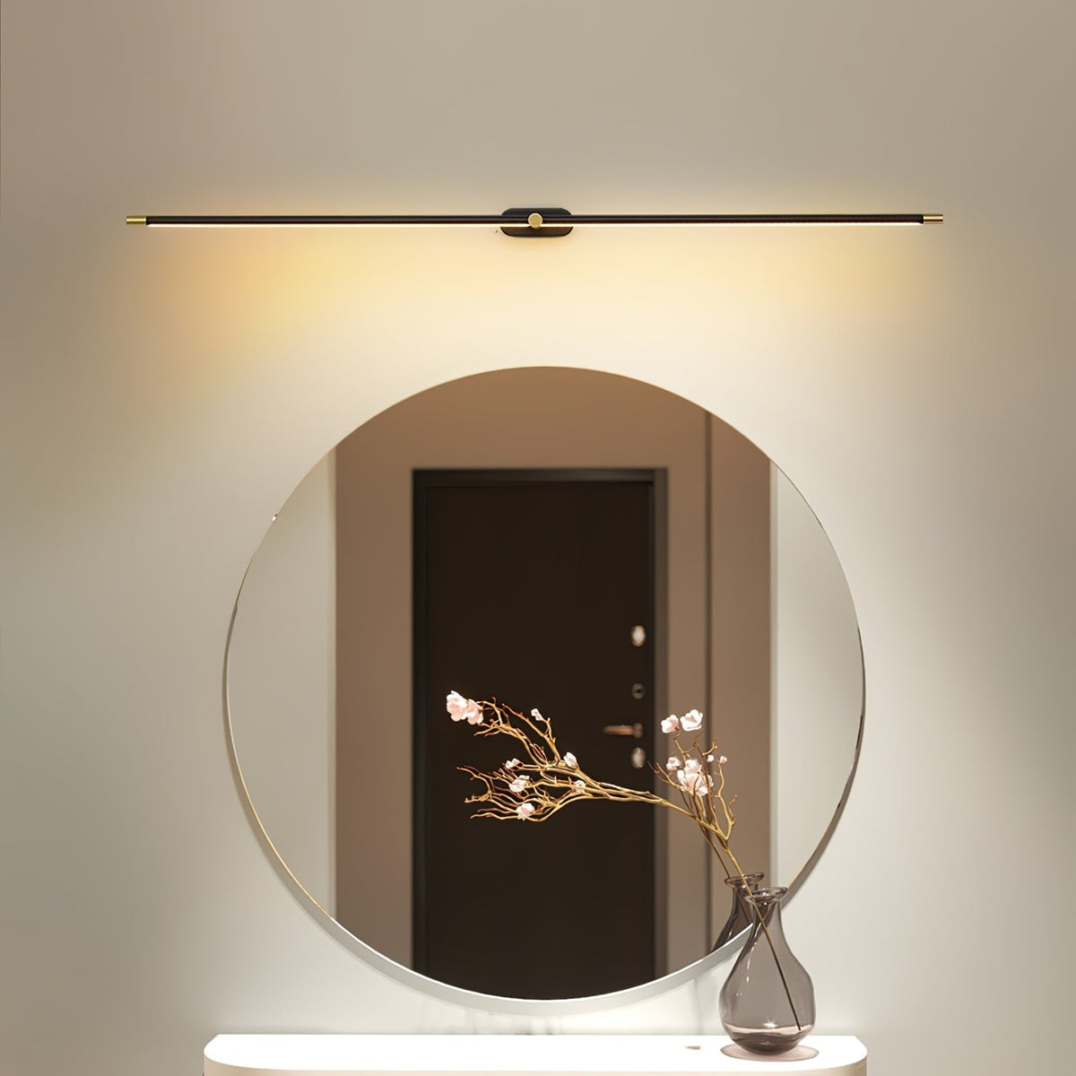 Minimalistische LED Wandleuchte mit Touch Dimmer Aufladbar View 29
