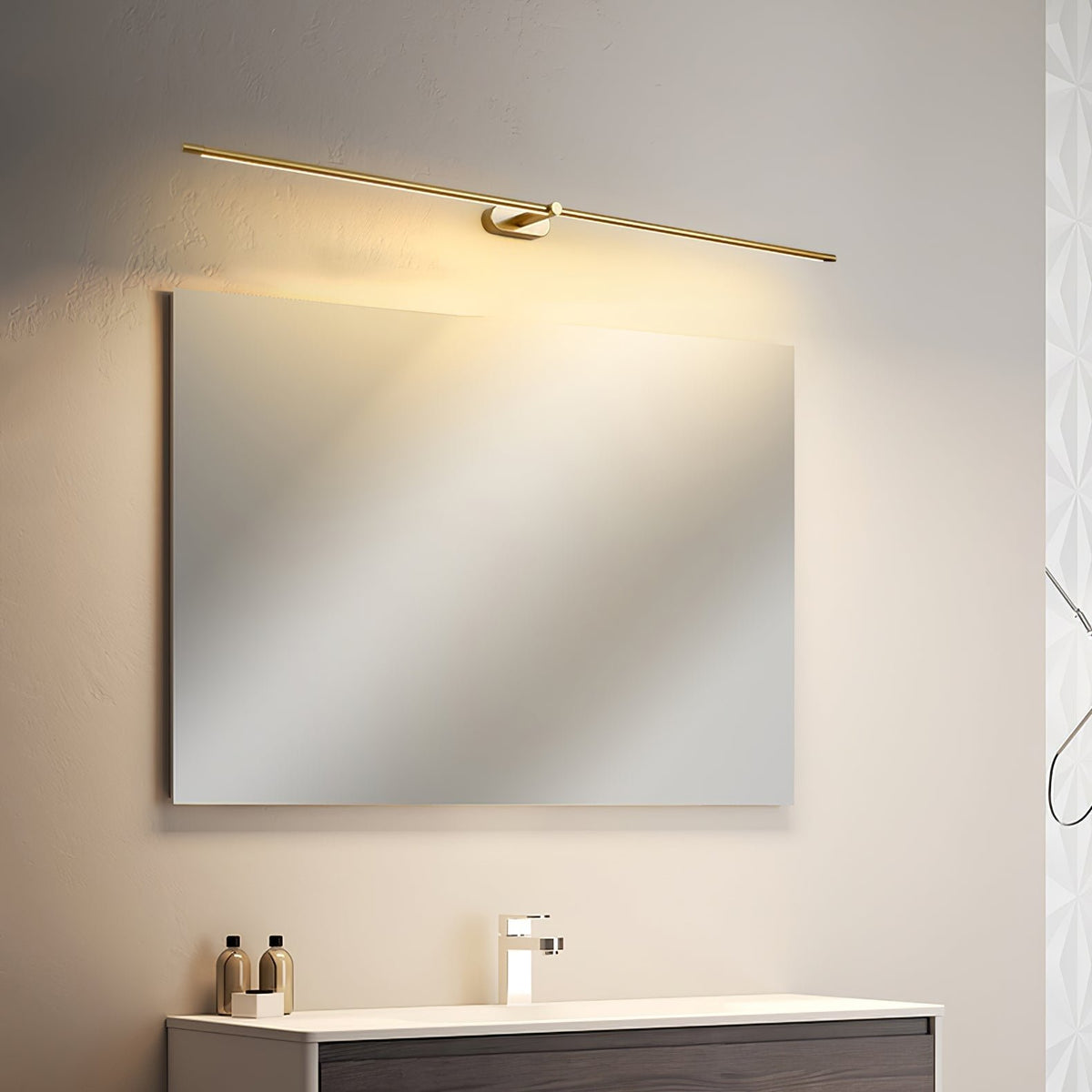 Minimalistische LED Wandleuchte mit Touch Dimmer Aufladbar View 32