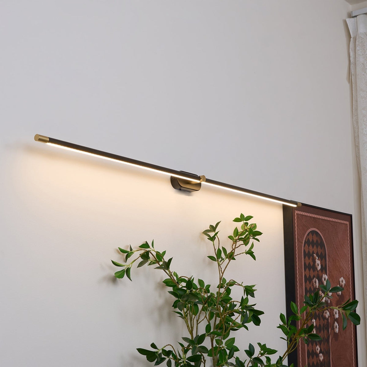 Minimalistische LED Wandleuchte mit Touch Dimmer Aufladbar View 48