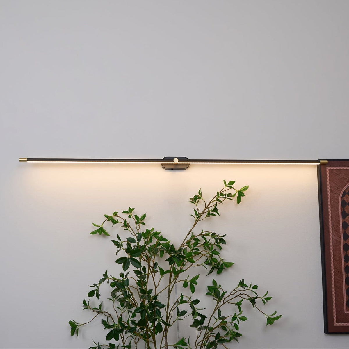 Minimalistische LED Wandleuchte mit Touch Dimmer Aufladbar View 49