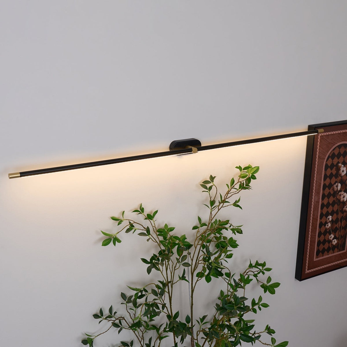 Minimalistische LED Wandleuchte mit Touch Dimmer Aufladbar View 50