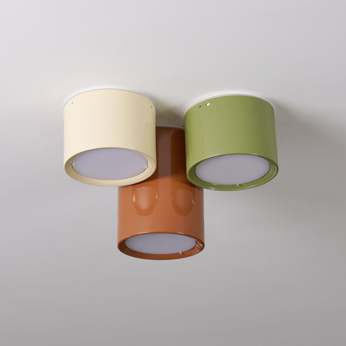 Minimalistische Metall Farbige Deckenleuchte Zylindrisch Lifestyle