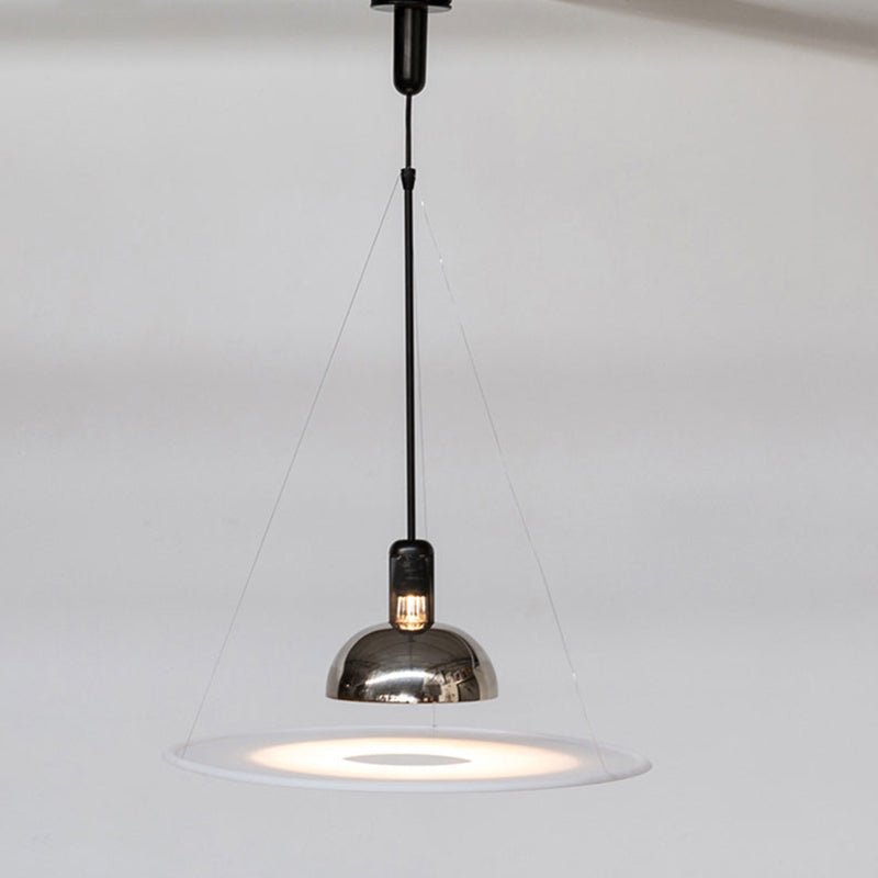 Minimalistische Metall LED Hängeleuchte mit Glockenschirm View 24