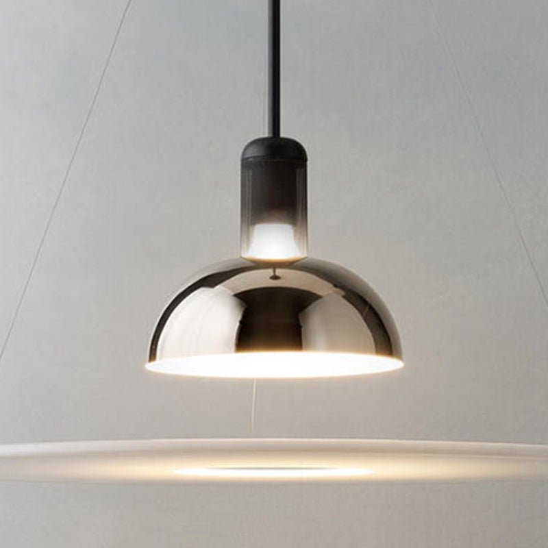 Minimalistische Metall LED Hängeleuchte mit Glockenschirm View 27